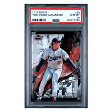 Yoshinobu Yamamoto PSA 10 2024 Topps Finest Rookie RC Card #50