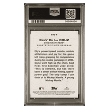 Elly De La Cruz PSA 9 2024 Topps City to City Rookie RC Card #CTC6