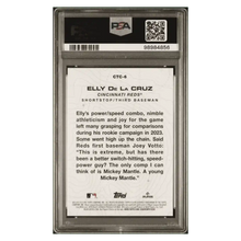 Elly De La Cruz PSA 9 2024 Topps City to City Rookie RC Card #CTC6
