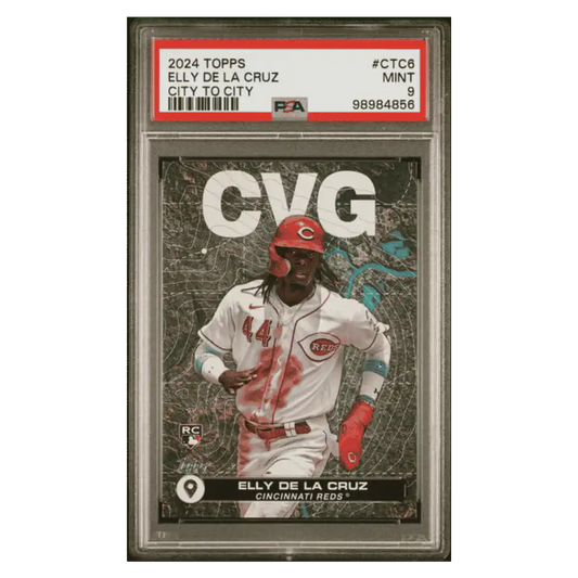 Elly De La Cruz PSA 9 2024 Topps City to City Rookie RC Card #CTC6