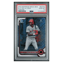 Elly De La Cruz PSA 10 2022 Bowman Mega Box Chrome Card #BCP50