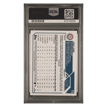 Josh Jung PSA 10 2023 Topps Chrome Refractor Rookie RC Card #93