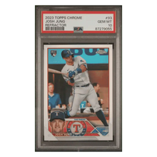 Josh Jung PSA 10 2023 Topps Chrome Refractor Rookie RC Card #93
