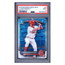 JJ Wetherholt PSA 9 2025 Bowman Mega Box Prospects Card #22