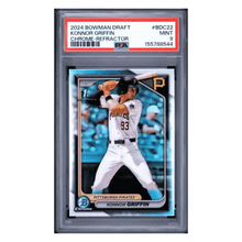 Konnor Griffin PSA 9 2024 Bowman Draft Chrome Refractor Card #BCD22