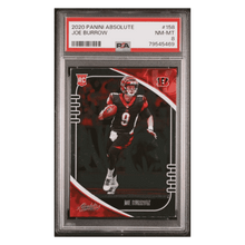 Joe Burrow PSA 8 2020 Panini Absolute Rookie RC Card #158