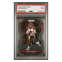 Joe Burrow PSA 9 2020 Panini Prizm Rookie RC Card #307