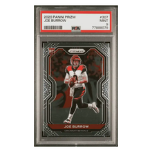 Joe Burrow PSA 9 2020 Panini Prizm Rookie RC Card #307
