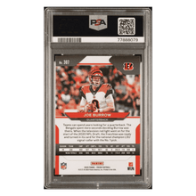Joe Burrow PSA 9 2020 Panini Prizm Rookie RC Card #307