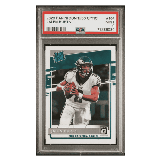 Jalen Hurts PSA 9 2020 Panini Donruss Optic Rated Rookie Card #164