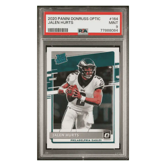 Jalen Hurts PSA 9 2020 Panini Donruss Optic Rated Rookie Card #164