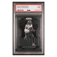 Justin Jefferson PSA 9 2020 Panini Prizm Rookie RC Card #398