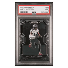 Justin Jefferson PSA 9 2020 Panini Prizm Rookie RC Card #398