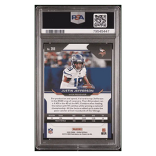 Justin Jefferson PSA 9 2020 Panini Prizm Rookie RC Card #398