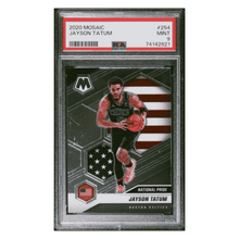 Jayson Tatum PSA 9 2020 Panini Mosaic Card #254