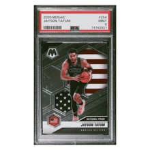 Jayson Tatum PSA 9 2020 Panini Mosaic Card #254