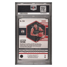 Jayson Tatum PSA 9 2020 Panini Mosaic Card #254