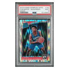 Shai Gilgeous-Alexander PSA 9 2019 Panini Donruss Optic Shock Rated Rookie Card #162