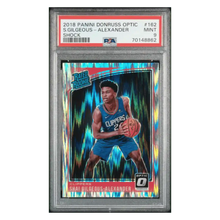 Shai Gilgeous-Alexander PSA 9 2019 Panini Donruss Optic Shock Rated Rookie Card #162
