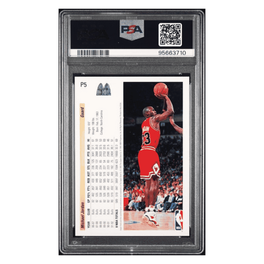 Michael Jordan PSA 8 1992 Upper Deck McDonalds Card #P5