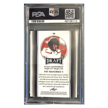 Patrick Mahomes PSA 10 2017 Leaf Rookie RC Card #56