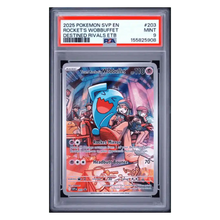 Rocket's Wobbuffett PSA 9 2025 Pokemon SVP Black Star Promo Destined Rivals ETB Card #203