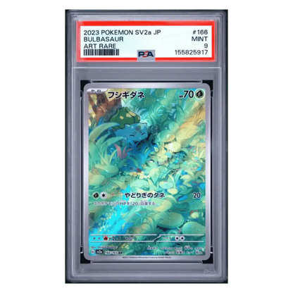 Bulbasaur PSA 9 2023 Pokemon SV2a Japanese Art Rare Card #166