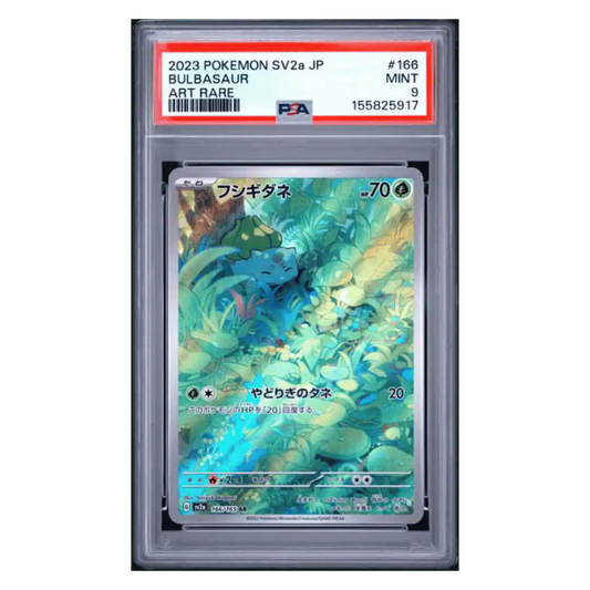 Bulbasaur PSA 9 2023 Pokemon SV2a Japanese Art Rare Card #166
