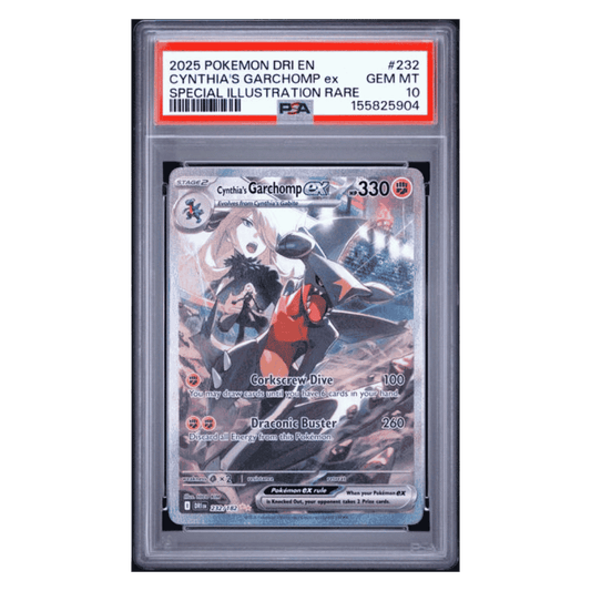 Cynthia's Garchomp ex PSA 10 2025 Pokemon Destined Rivals Special Illustration Rare Card #232