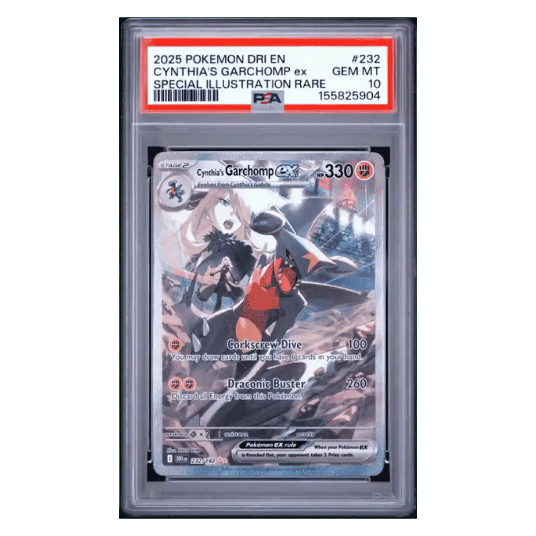 Cynthia's Garchomp ex PSA 10 2025 Pokemon Destined Rivals Special Illustration Rare Card #232