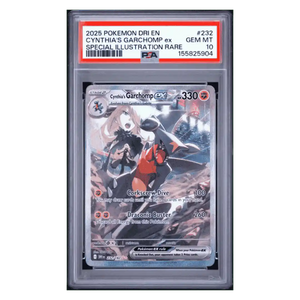 Cynthia's Garchomp ex PSA 10 2025 Pokemon Destined Rivals Special Illustration Rare Card #232