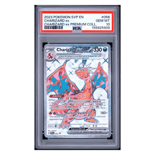 Charizard ex PSA 10 2023 Pokemon SVP Charizard ex Black Star Promo Premium Collection Card #056