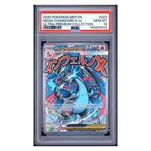 Mega Charizard X ex PSA 10 2025 Pokemon Mega Evolution Black Star Promo Ultra Premium Collection Card #023