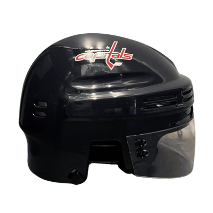 Nicklas Bäckström Washington Capitals Autographed Mini Replica Blue Helmet - JSA COA