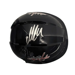 Nicklas Bäckström Washington Capitals Autographed Mini Replica Blue Helmet - JSA COA
