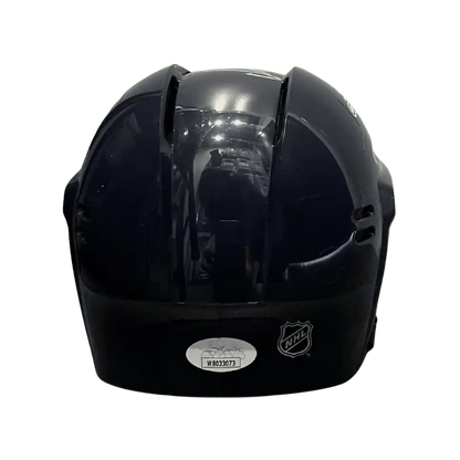 Nicklas Bäckström Washington Capitals Autographed Mini Replica Blue Helmet - JSA COA
