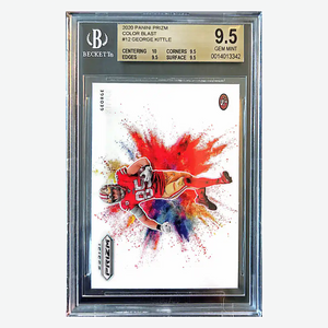 George Kittle BGS 9.5 2020 Panini Prizm Color Blast Case Hit Card #12