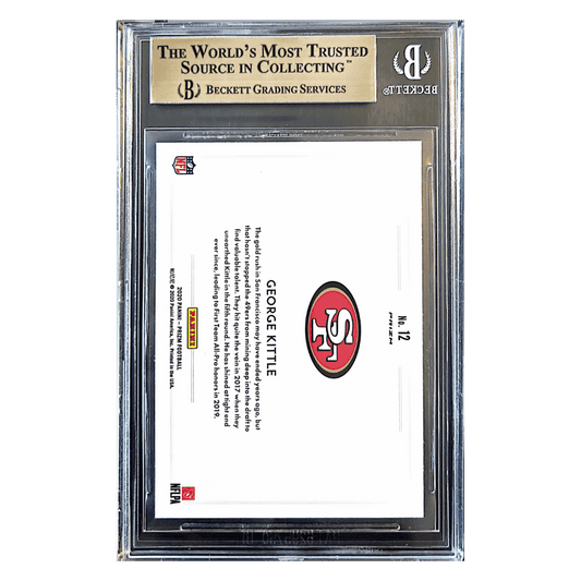 George Kittle BGS 9.5 2020 Panini Prizm Color Blast Case Hit Card #12