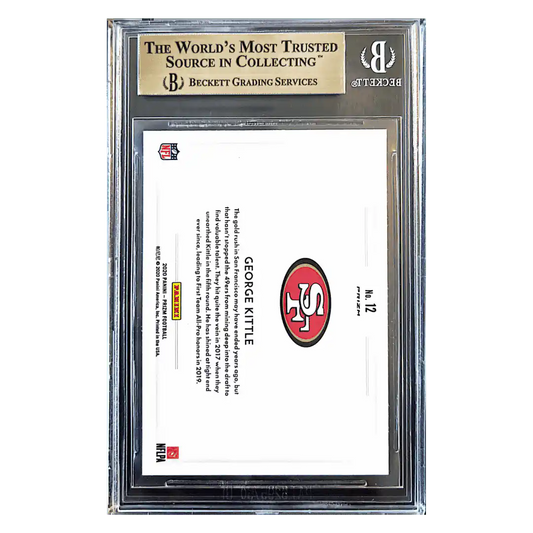 George Kittle BGS 9.5 2020 Panini Prizm Color Blast Case Hit Card #12