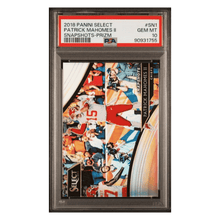 Patrick Mahomes PSA 10 2018 Panini Select Snapshots Prizm Card #SN1