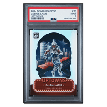 CeeDee Lamb PSA 9 2024 Panini Donruss Optic Uptowns Card #21