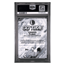 Cooper Flagg PSA 10 2025 Topps Chrome Go Time Rookie RC Card #GT-16