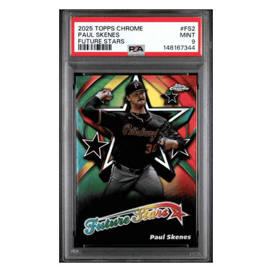 Paul Skenes PSA 9 2025 Topps Chrome Future Stars Card #FS2
