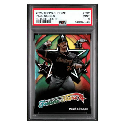 Paul Skenes PSA 9 2025 Topps Chrome Future Stars Card #FS2