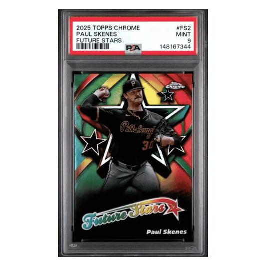 Paul Skenes PSA 9 2025 Topps Chrome Future Stars Card #FS2