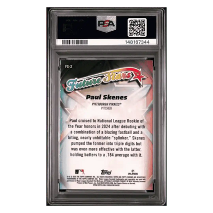 Paul Skenes PSA 9 2025 Topps Chrome Future Stars Card #FS2