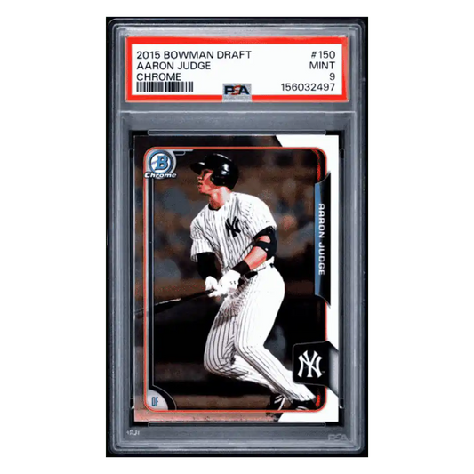 Aaron Judge PSA 9 2015 Bowman Draft Chrome Card #150