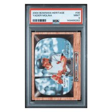 Yadier Molina PSA 9 2004 Bowman Heritage Card #30