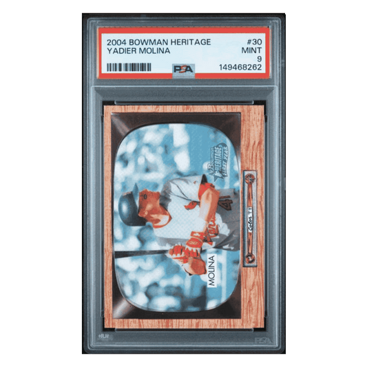 Yadier Molina PSA 9 2004 Bowman Heritage Card #30