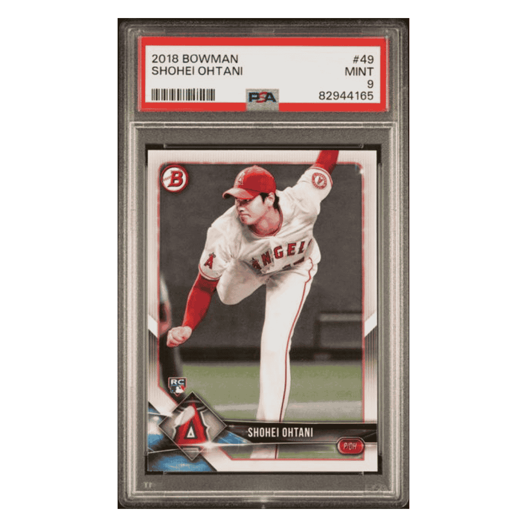 Shohei Ohtani PSA 9 2018 Bowman Rookie RC Card #49